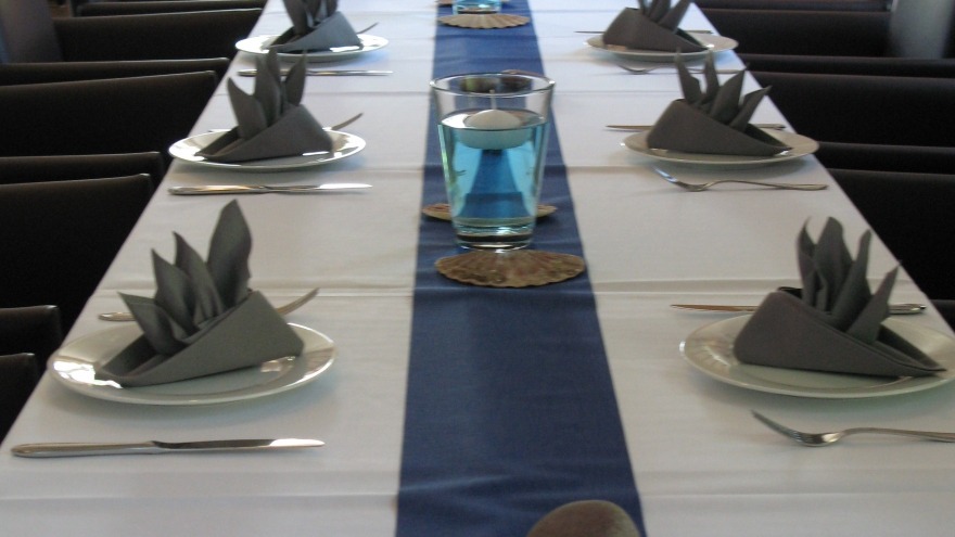 Ganz in blau, wie das Meer ...